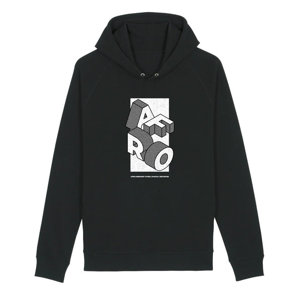 Sweat à Capuche AFRO Noir